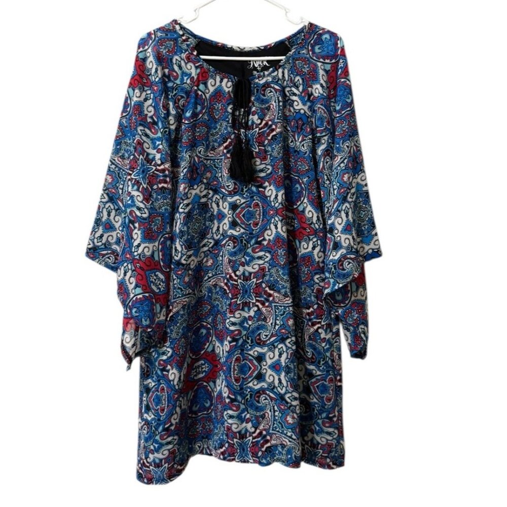 Rock 47 Wrangler Women Size Small Paisley Blouse Polyester Lightweight Western‎